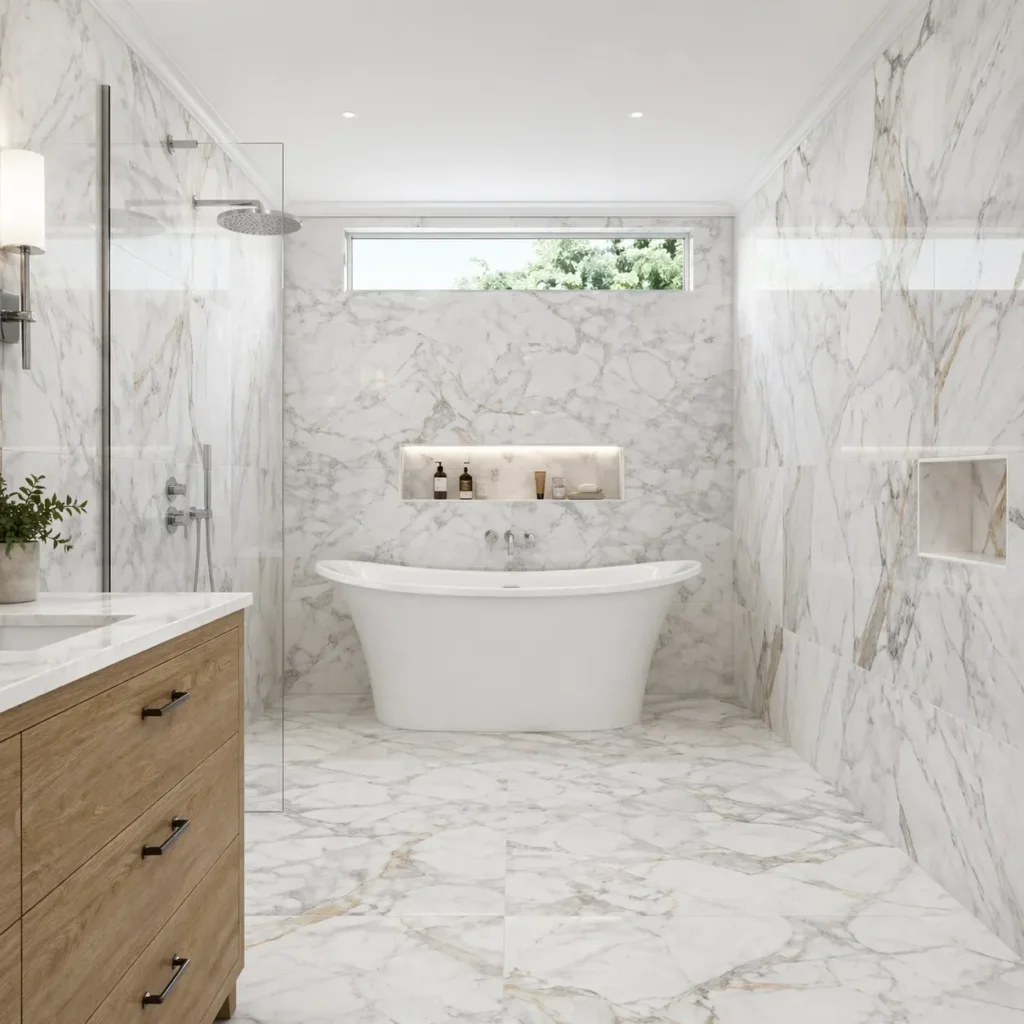 American Olean Marble square - Hadinger Flooring