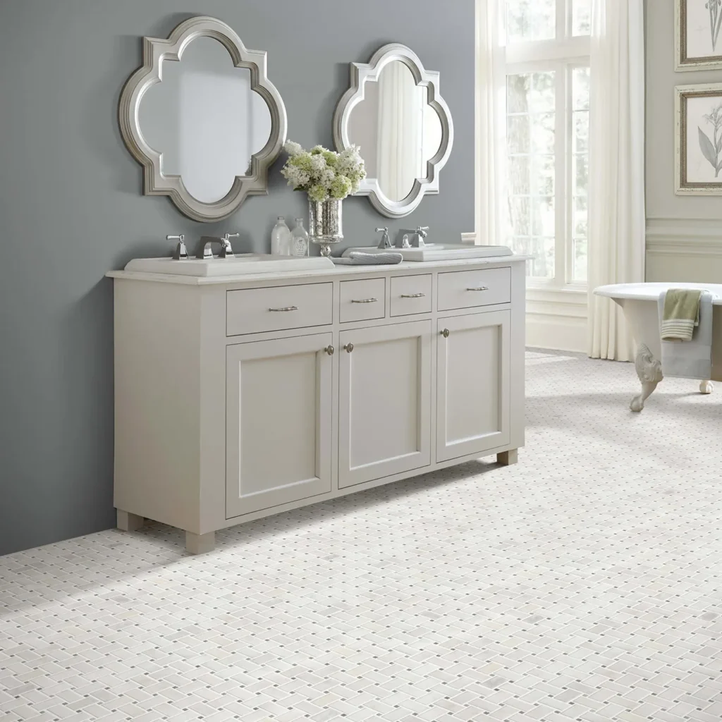 Boca BasketweavePolishedMos CS82M 00105 Channel V - Hadinger Flooring