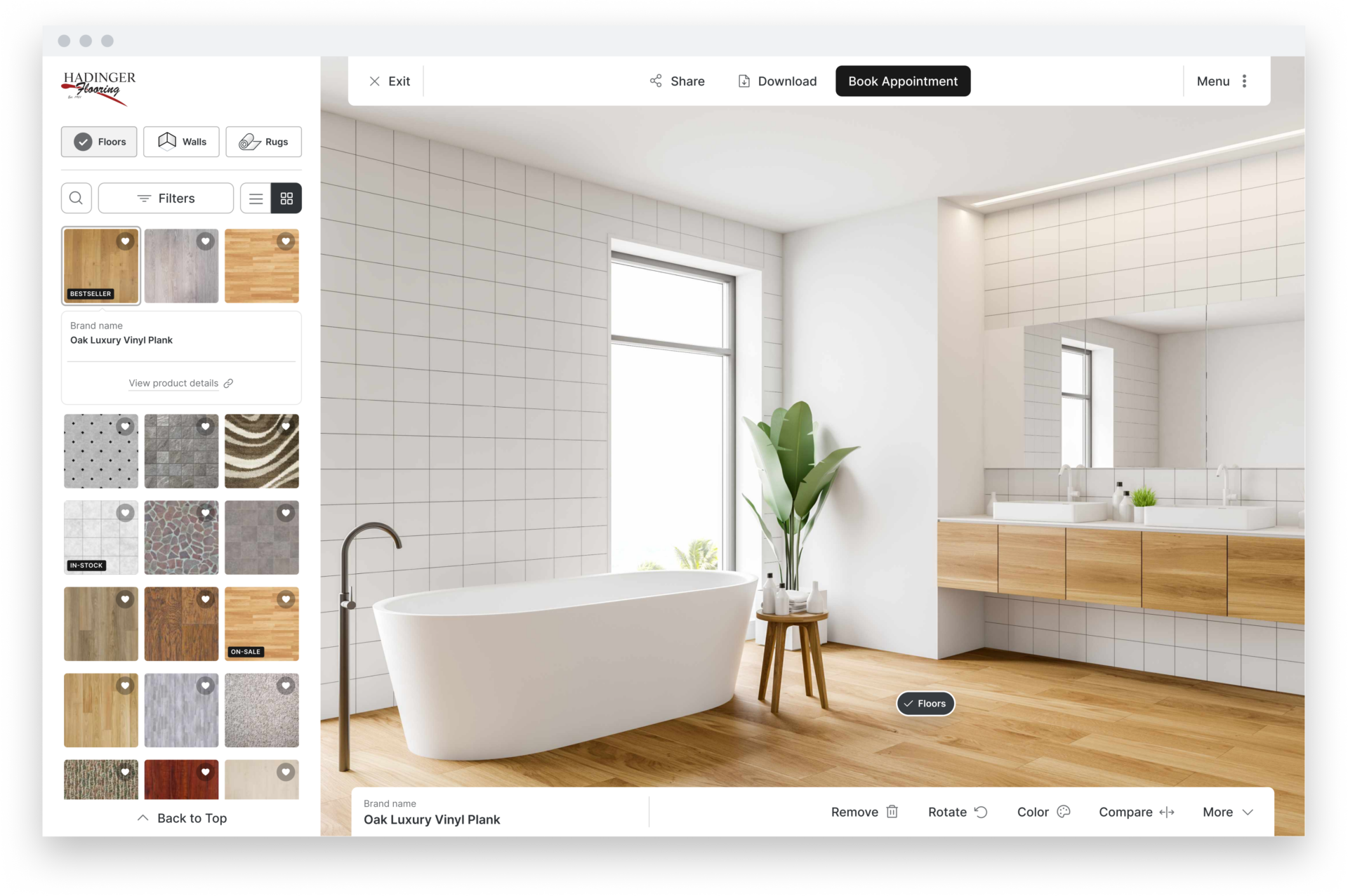Desktop UI Main With browser bar 3 - Hadinger Flooring