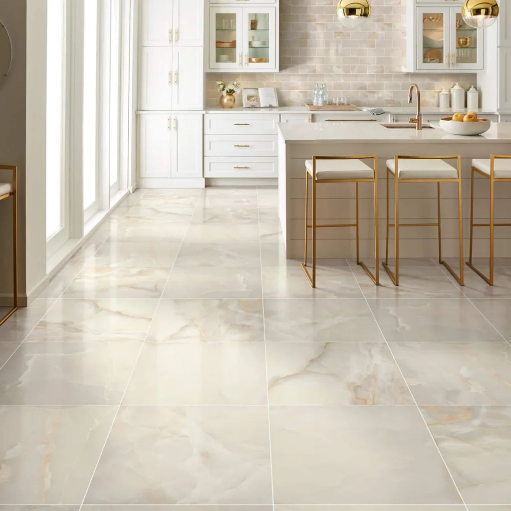 Gemstone Polished 336TS 00200 Beige 24x24 BrickMosaic RM V - Hadinger Flooring