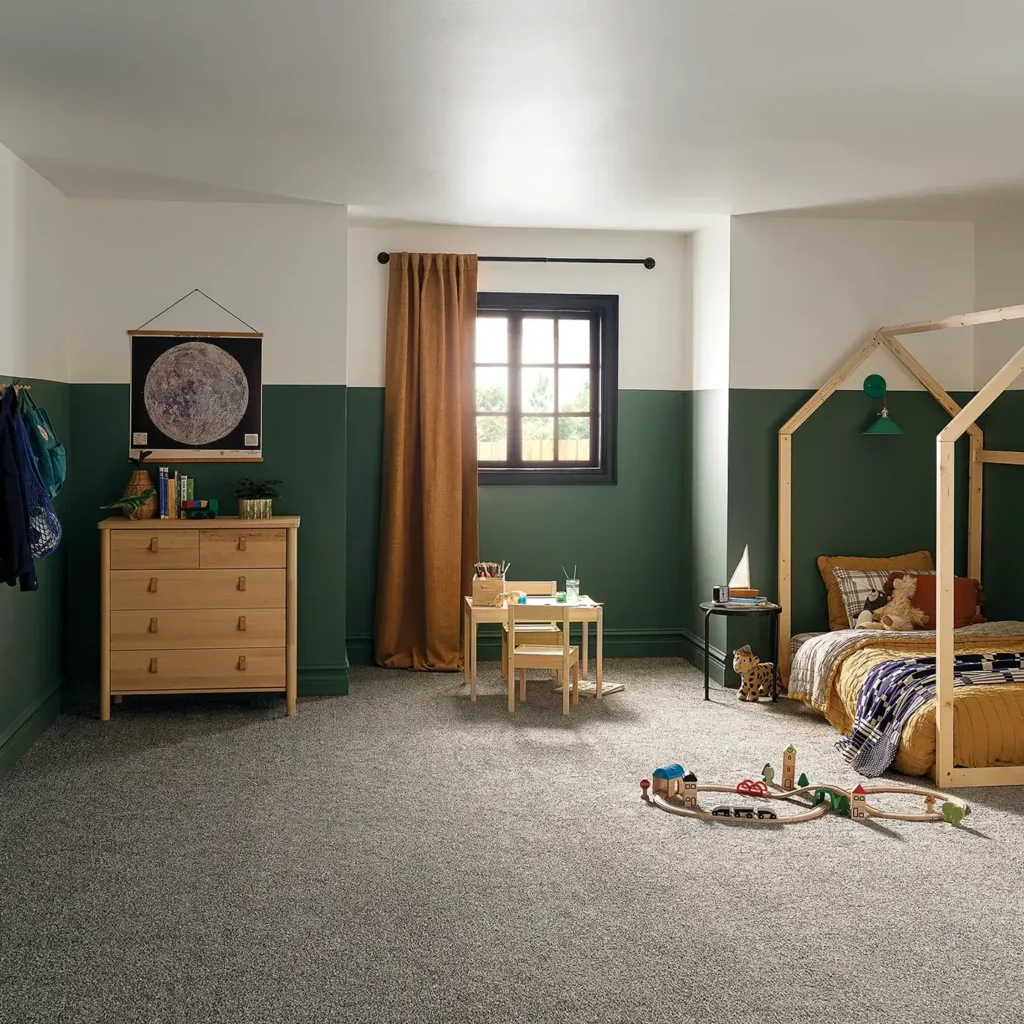 MJ007 TweedComfortBlue 00178 Bedroom H - Hadinger Flooring