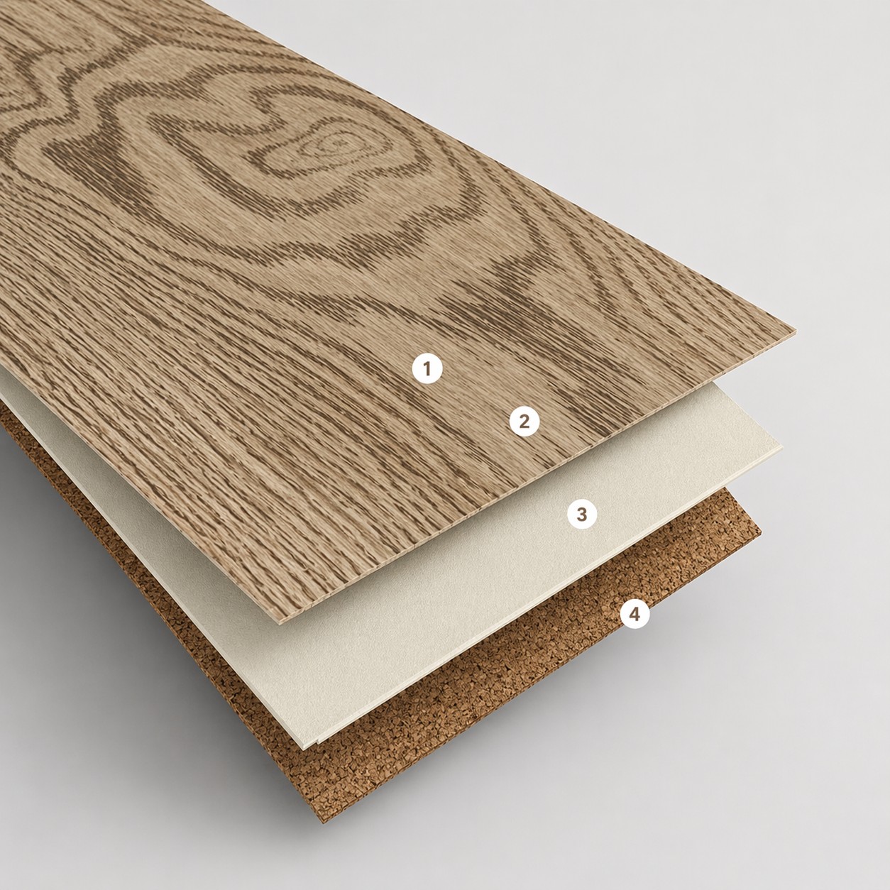coretec wood layers 1 - Hadinger Flooring
