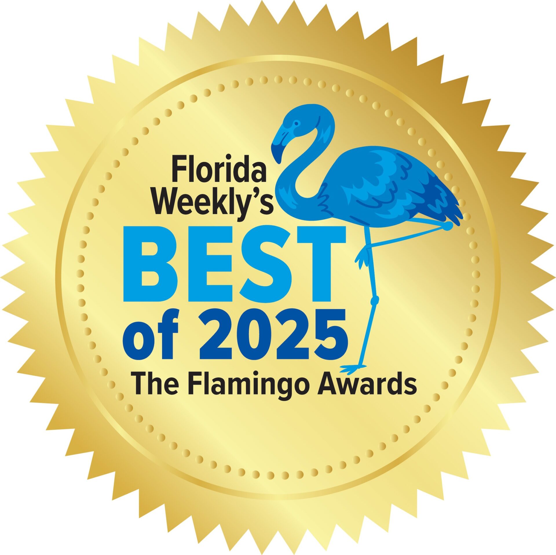 2025 Flamingos Best Logo - Hadinger Flooring